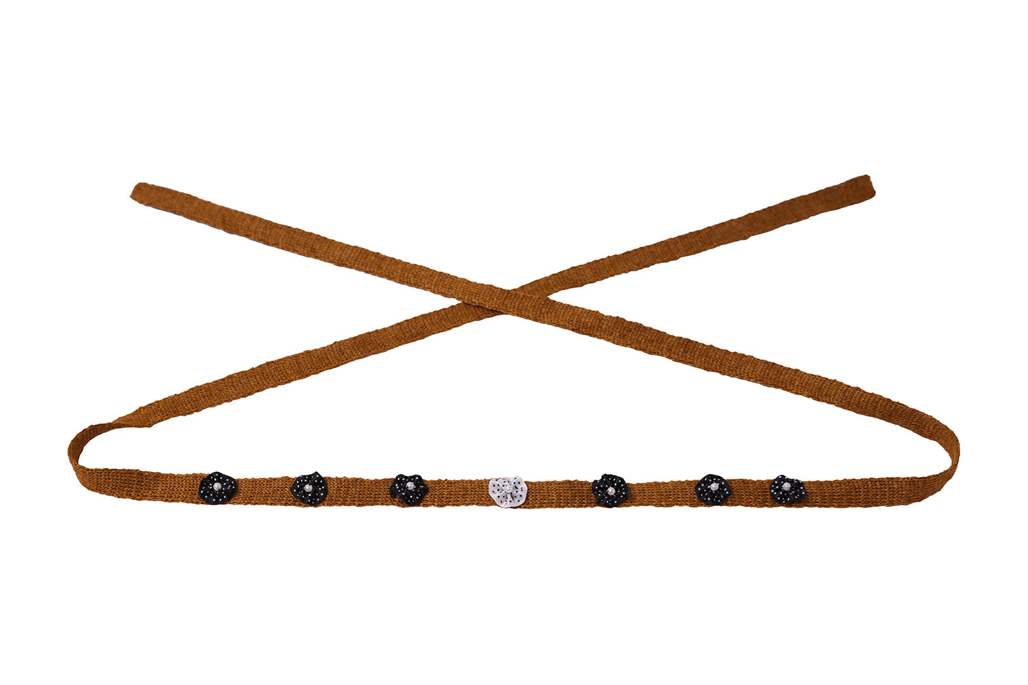 Choker in Brick Linen