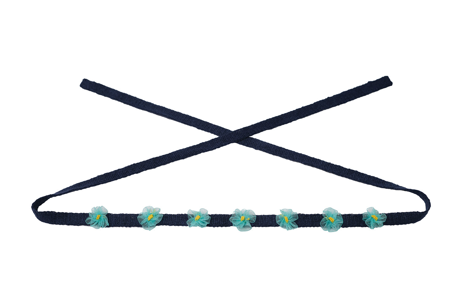 Choker in Navy Linen