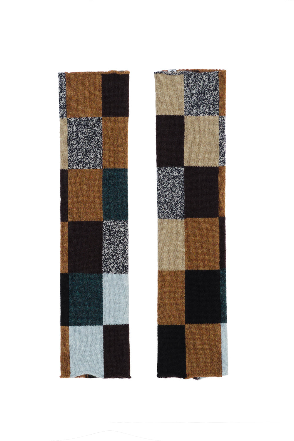 Checked Armwarmers