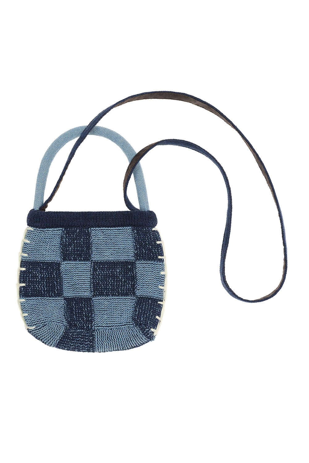 Embellished Check Pouch
