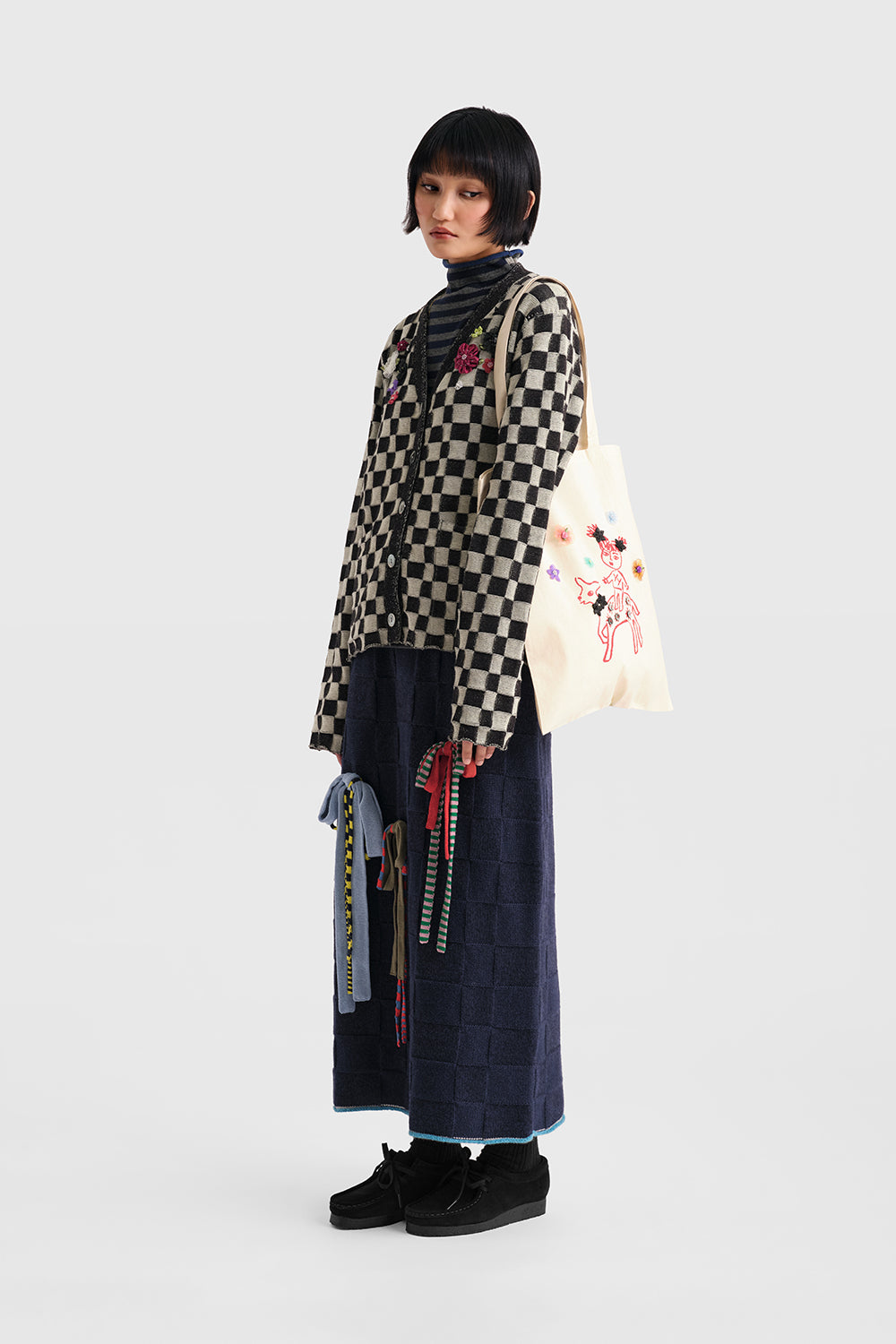 Floral Wawa Tote Bag