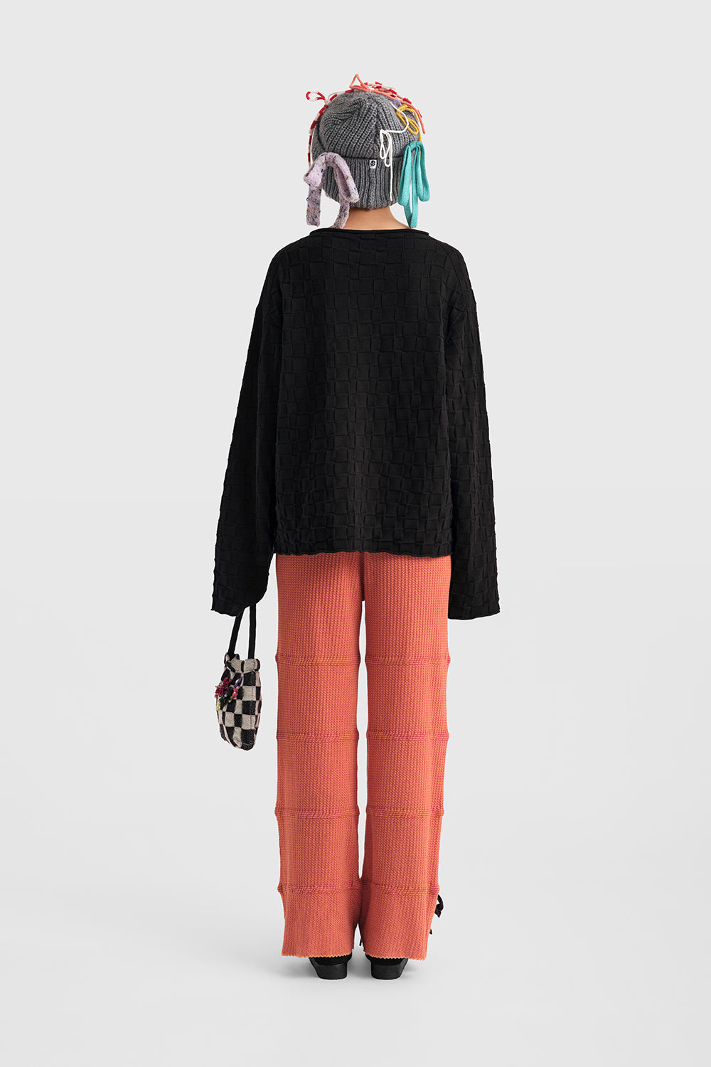 Bow Zigzag Stripe Easy Pant