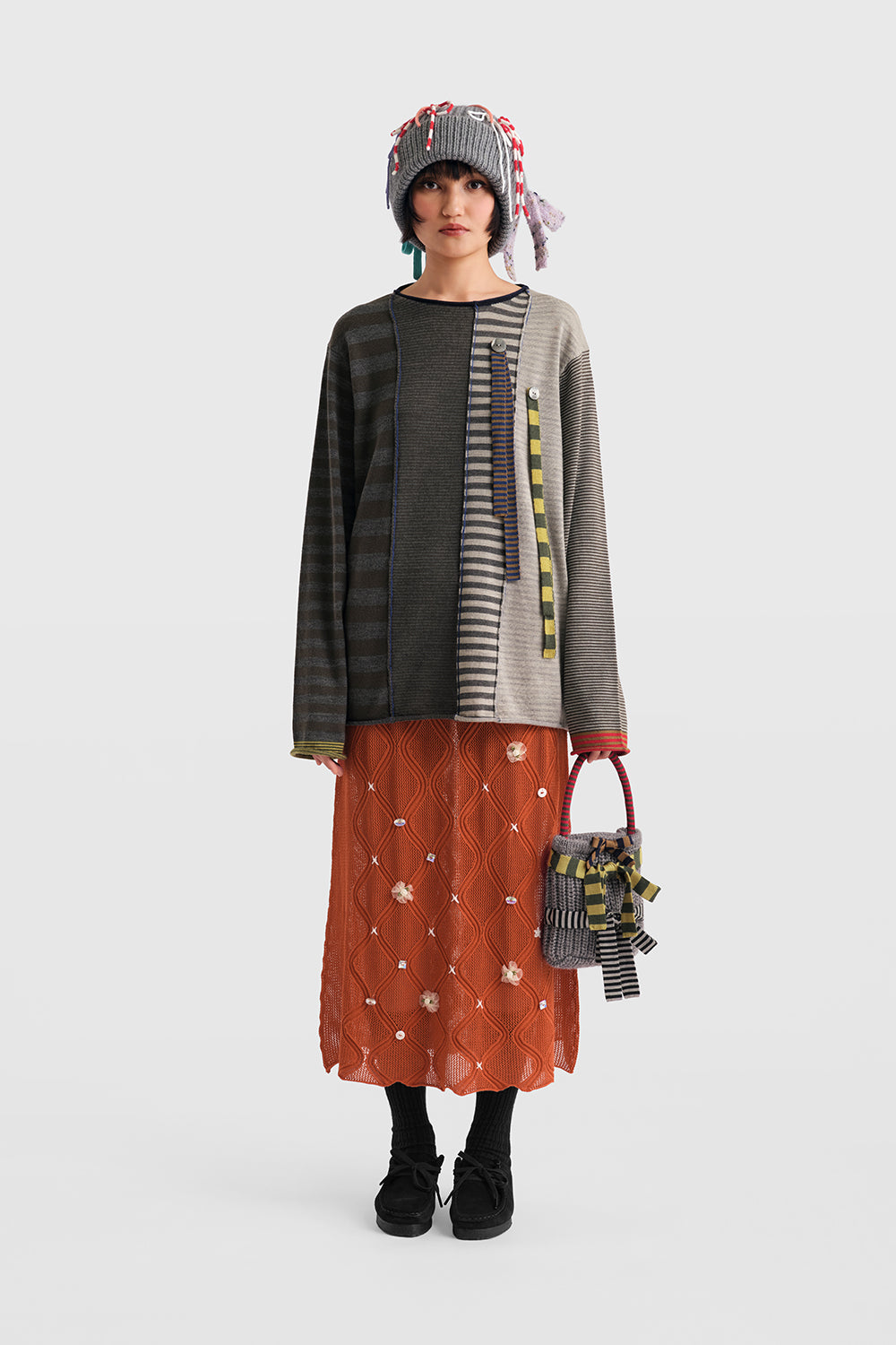 Mismatch Crew Pullover