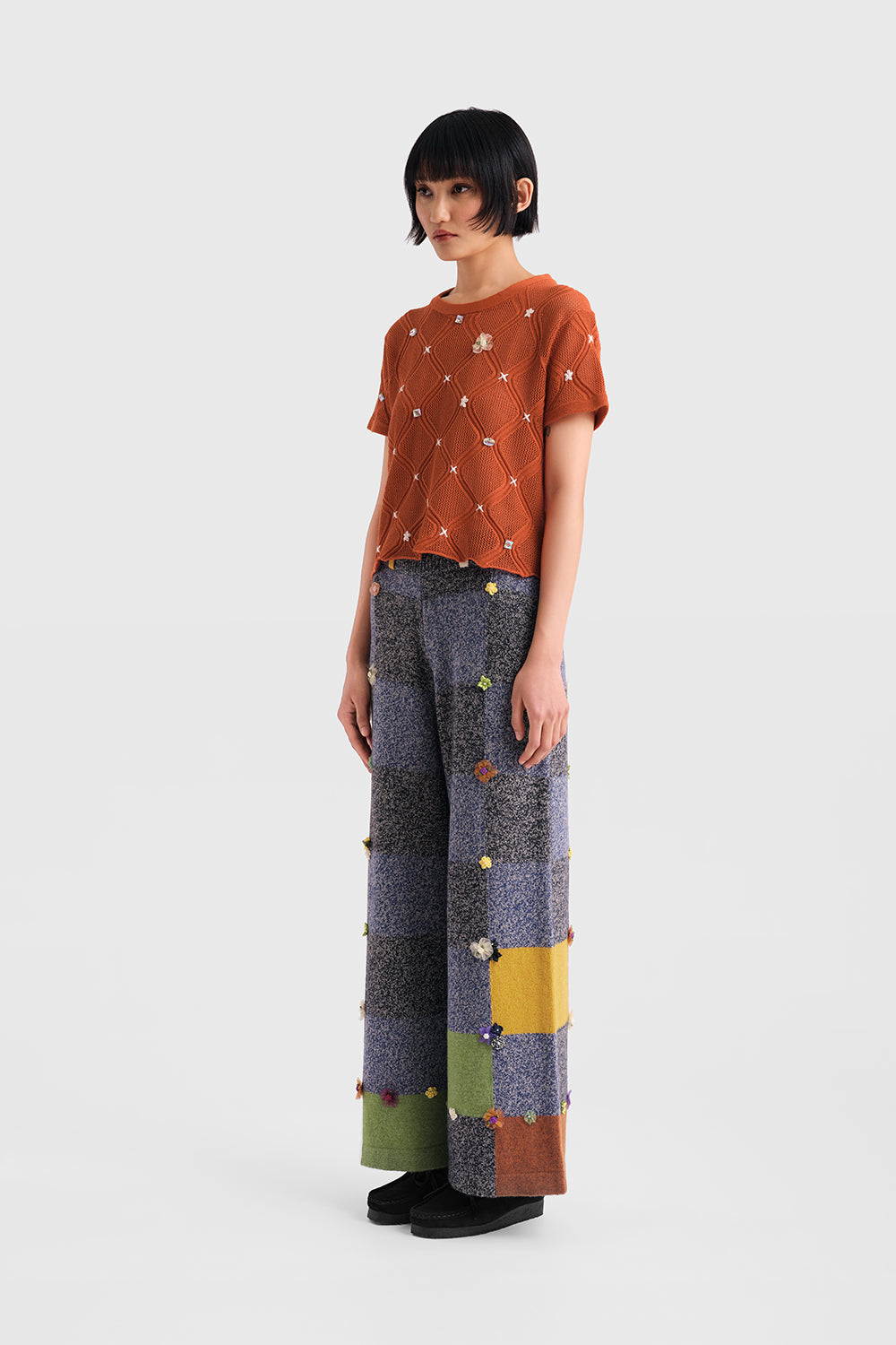 Garden Check Easy Pant