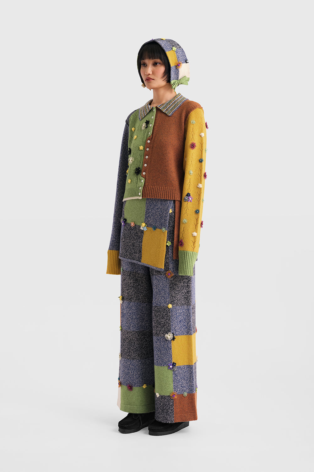 Garden Extra Long Sleeve Collared Cardigan