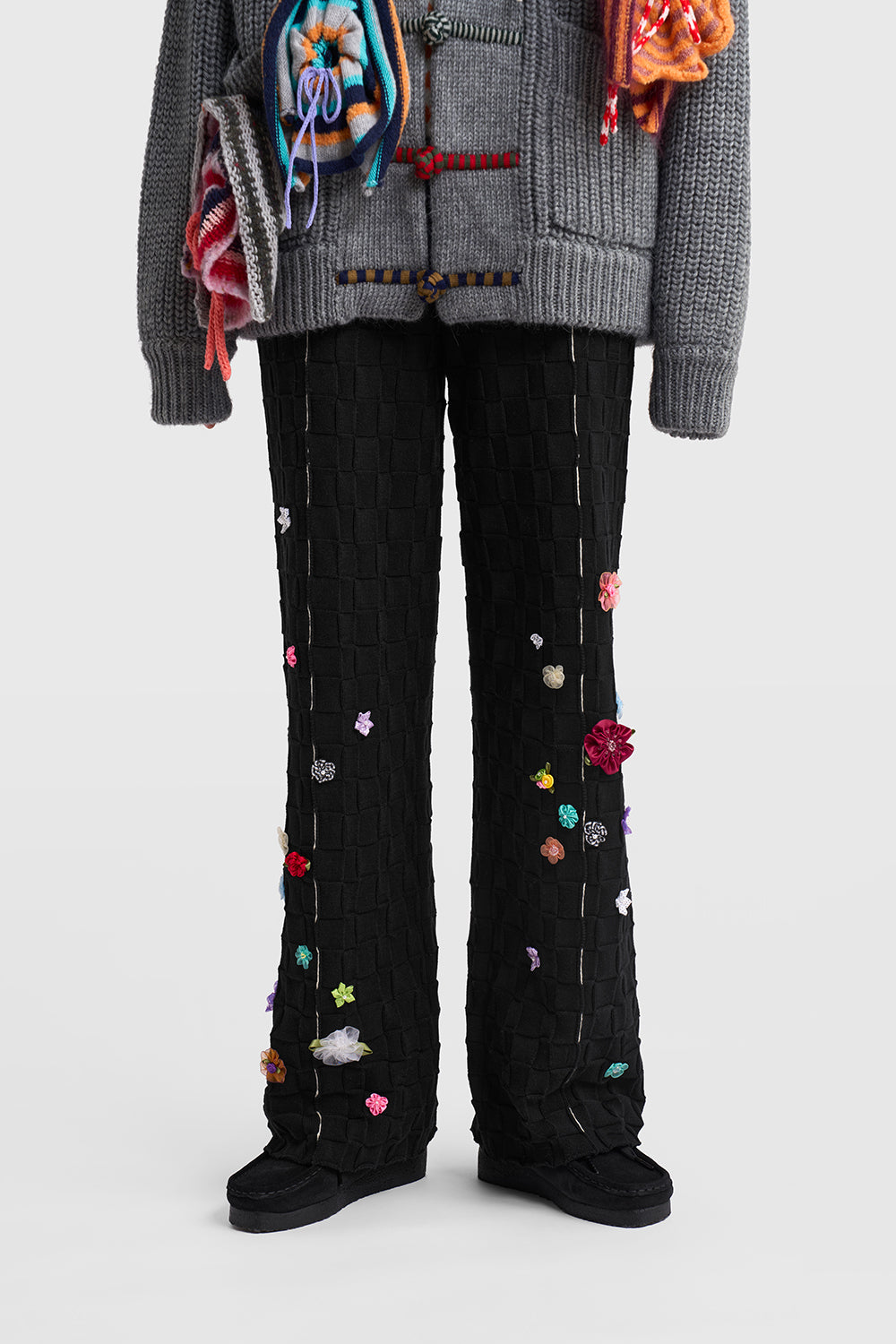 Floral Check Easy Pant