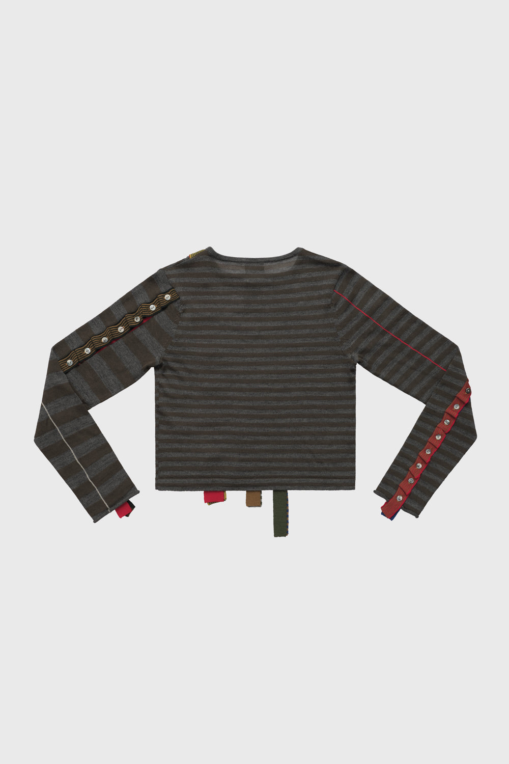 Mismatch Multi Placket Cardigan