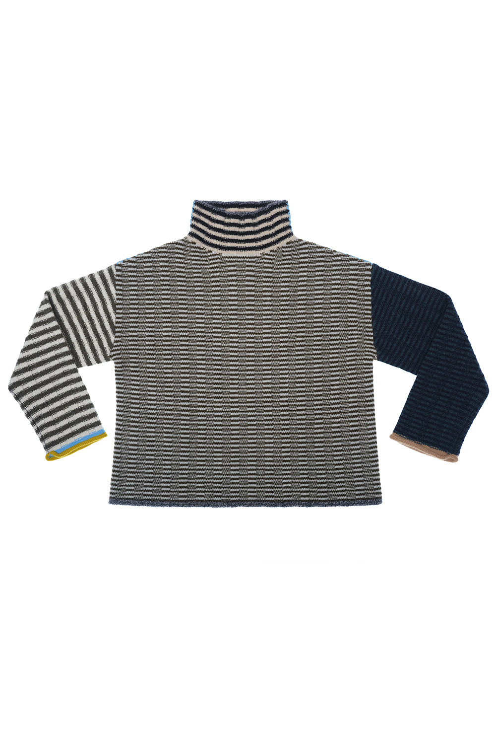 *YANYAN KNITS FOR JOYCE* Oversized Rib Turtleneck Pullover