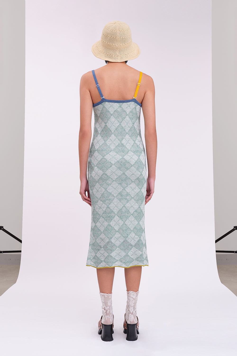 Argyle Midi Dress
