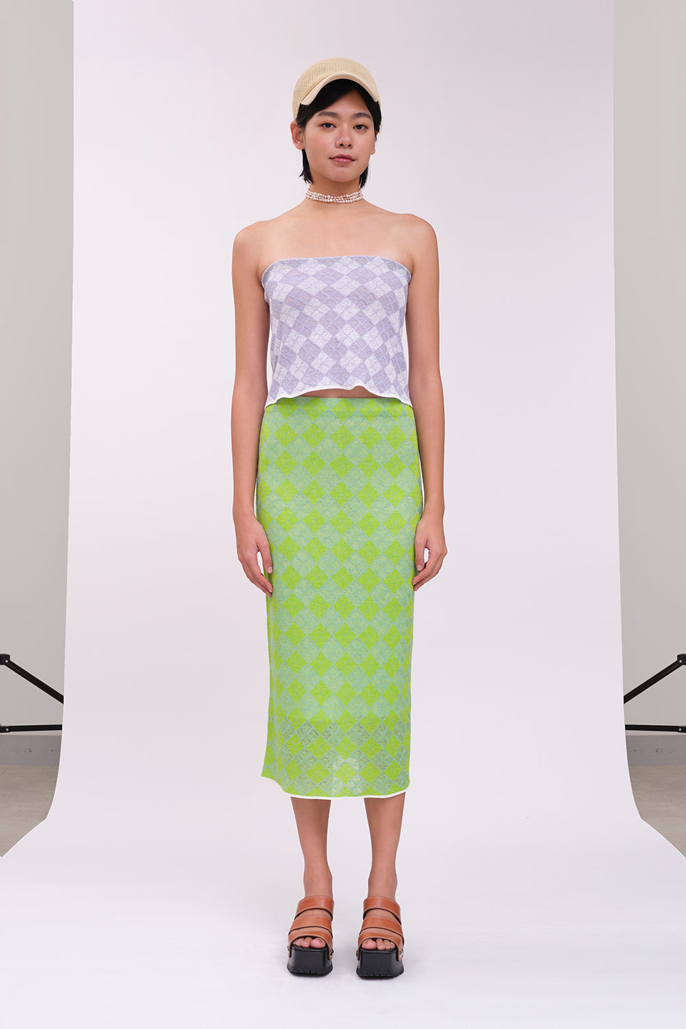 Argyle Apron/Top