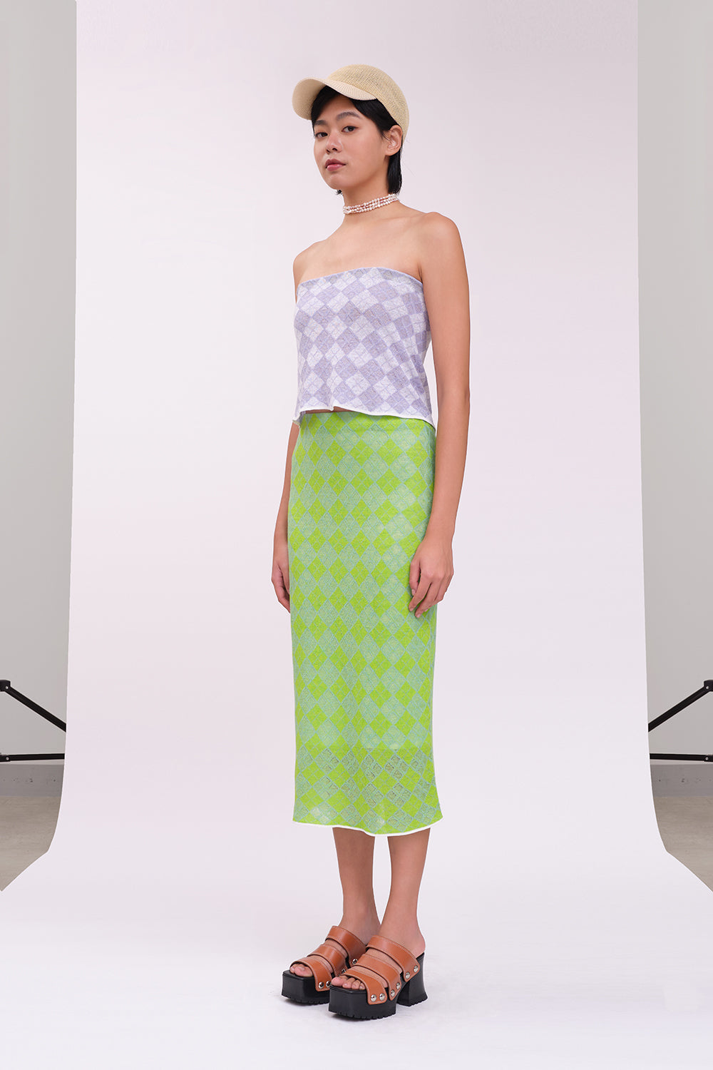 Argyle Apron/Top