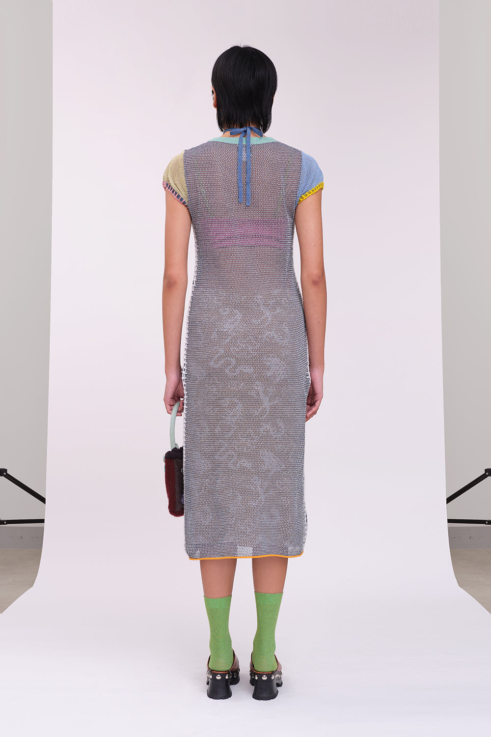 Netty Cloud Short Sleeve Maxi Dress