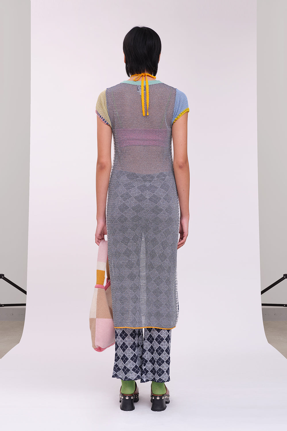 Netty Cloud Short Sleeve Maxi Dress