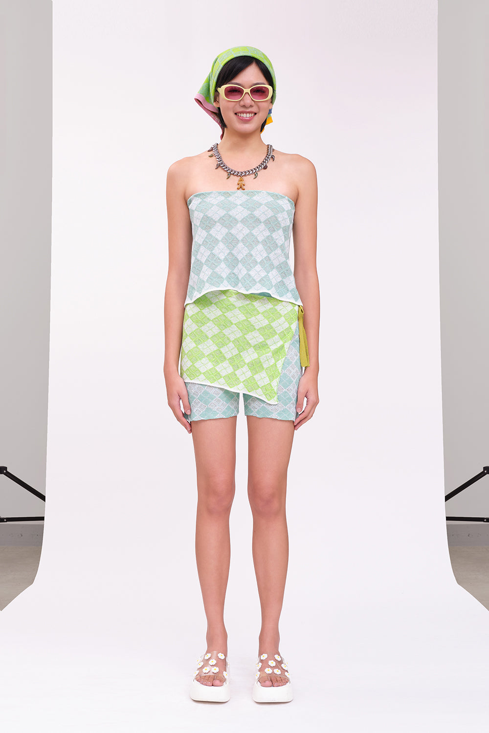 Argyle Apron/Top