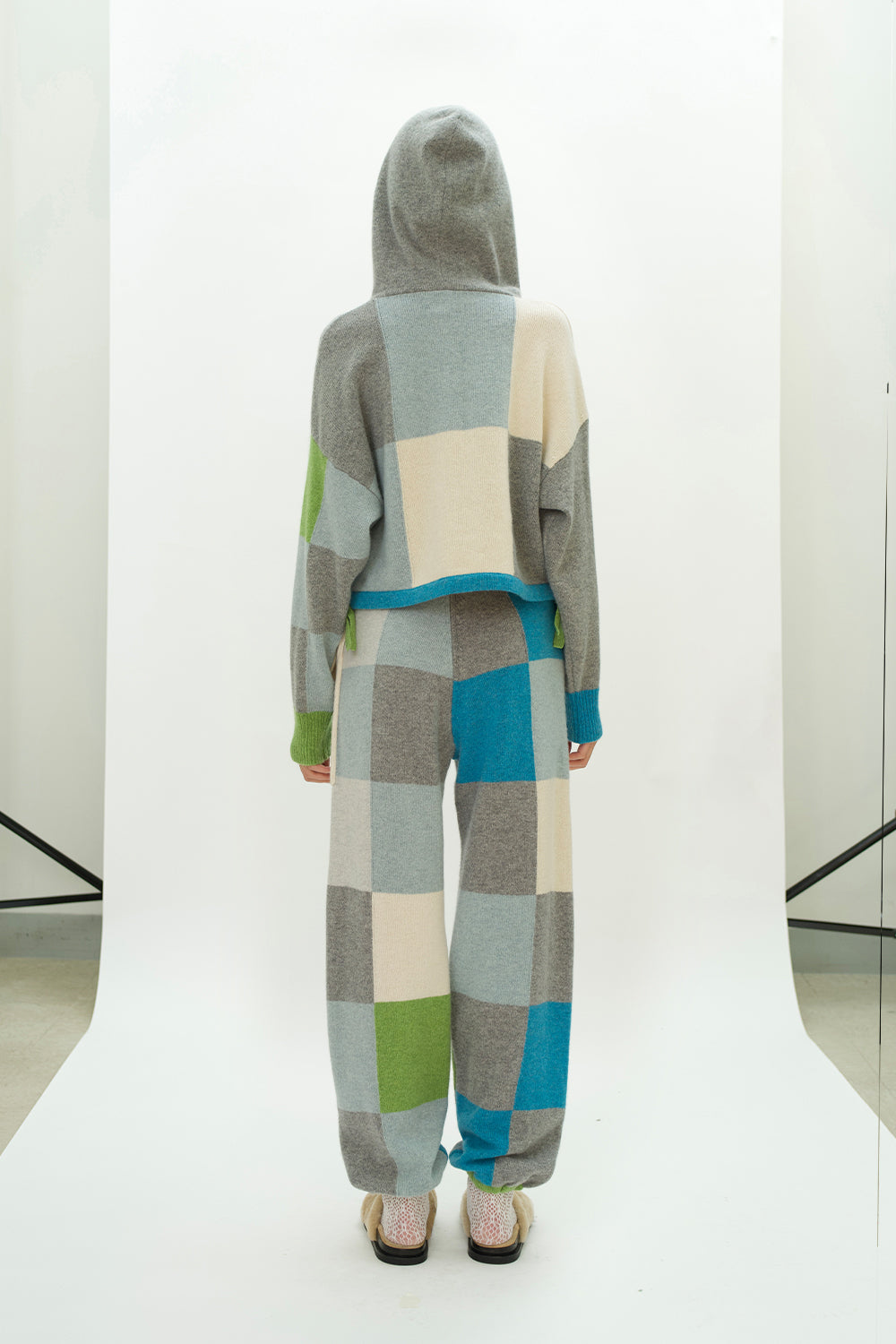 Checked Hoody