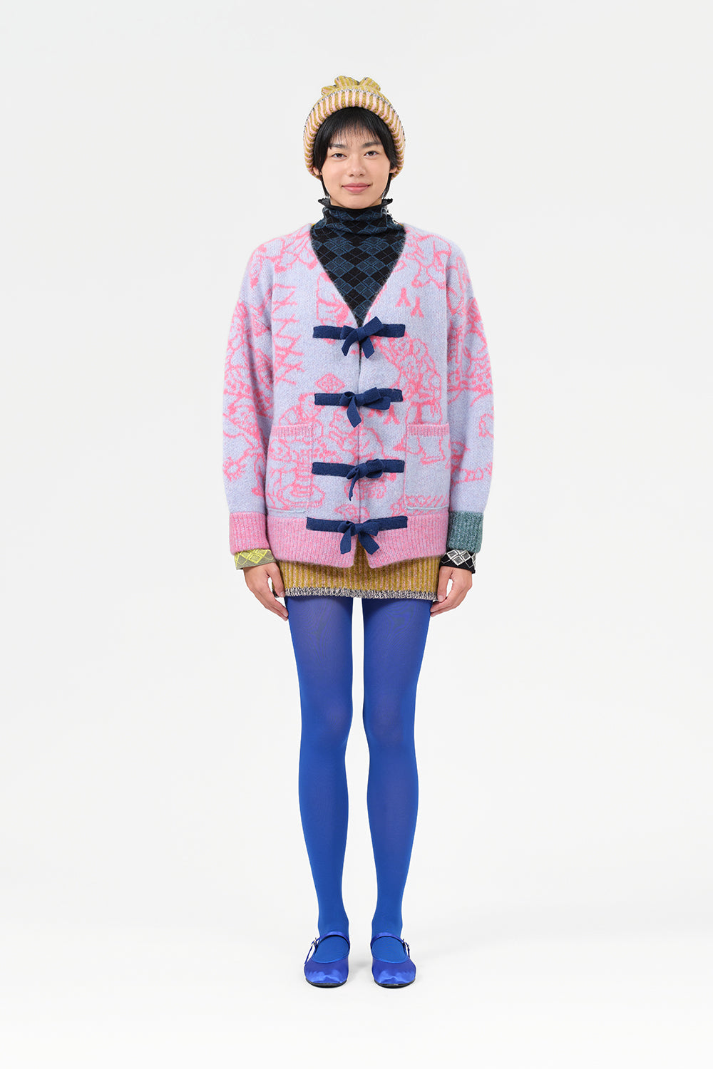 Fuzzy Laza Oversized Cardigan