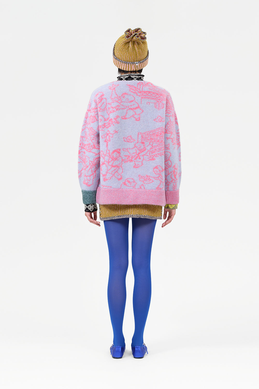 Fuzzy Laza Oversized Cardigan