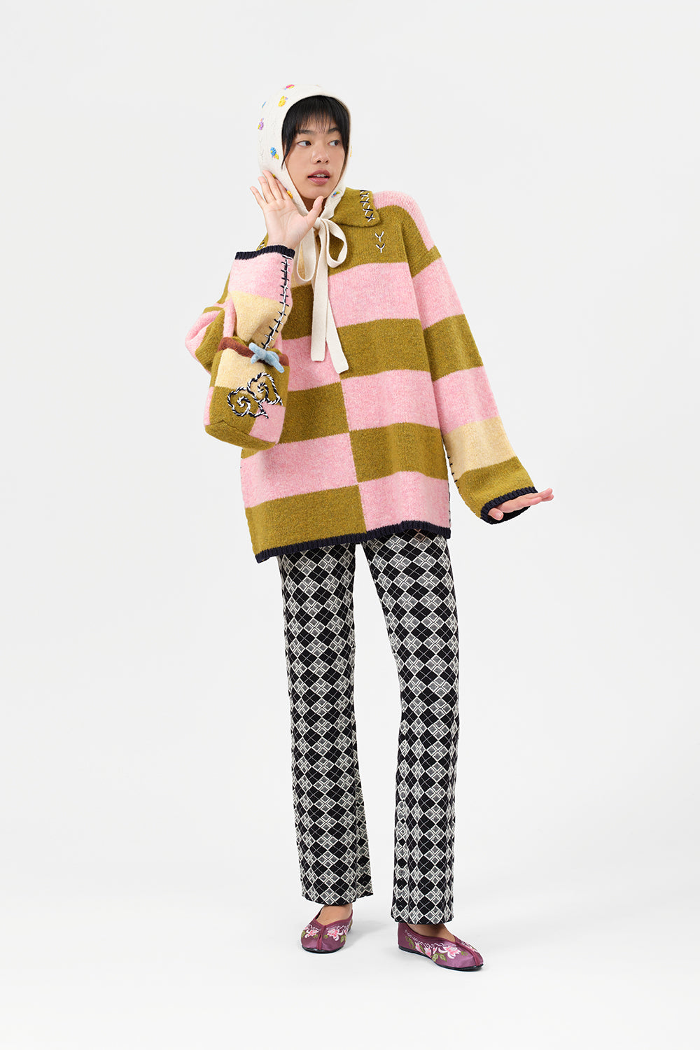 Argyle Slim Pant