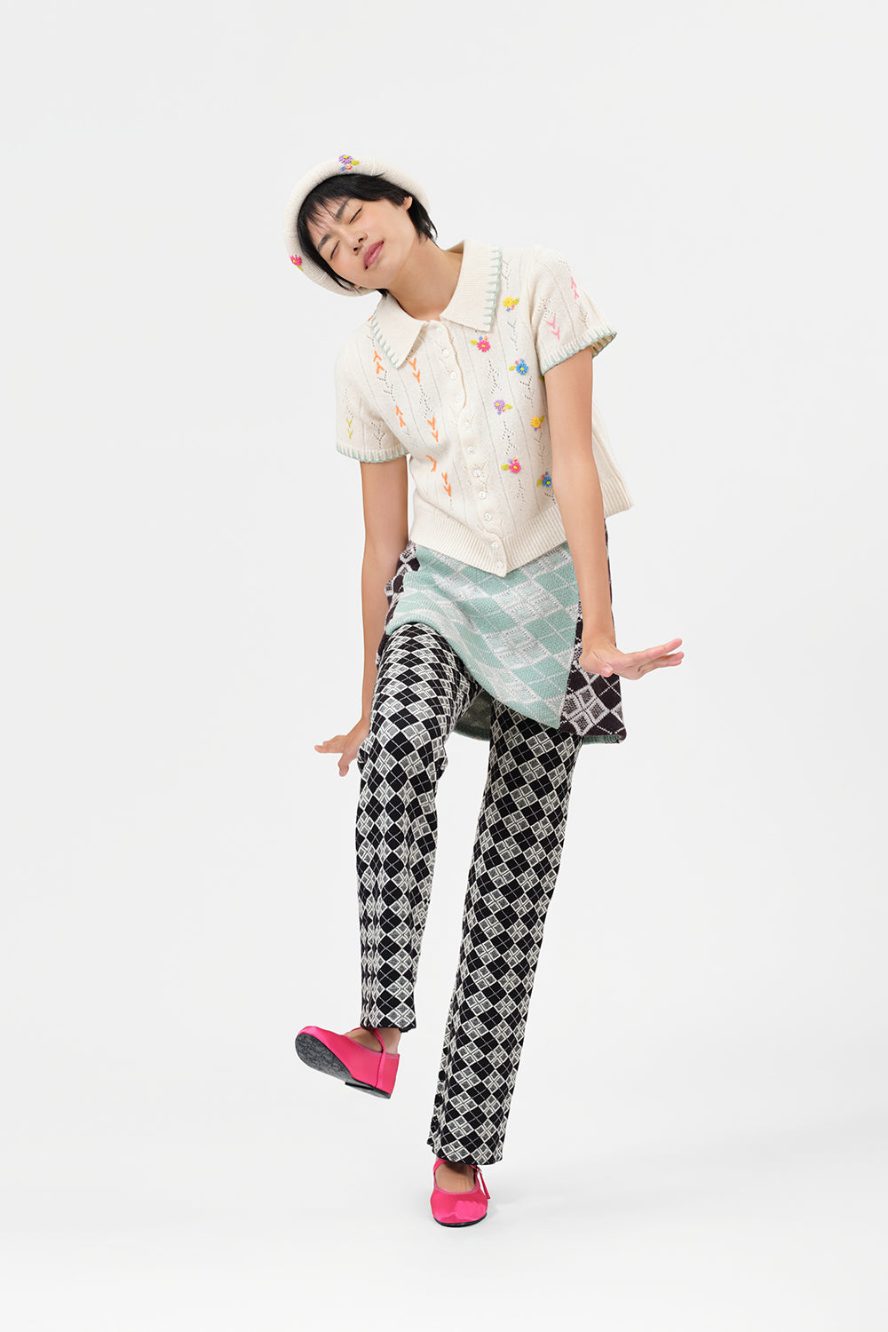 Argyle Slim Pant