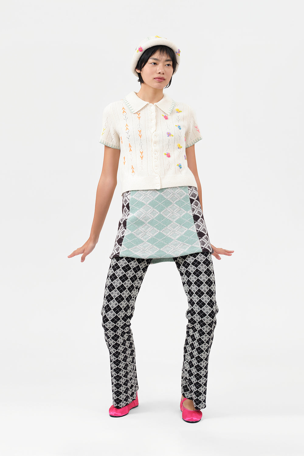 Argyle Slim Pant