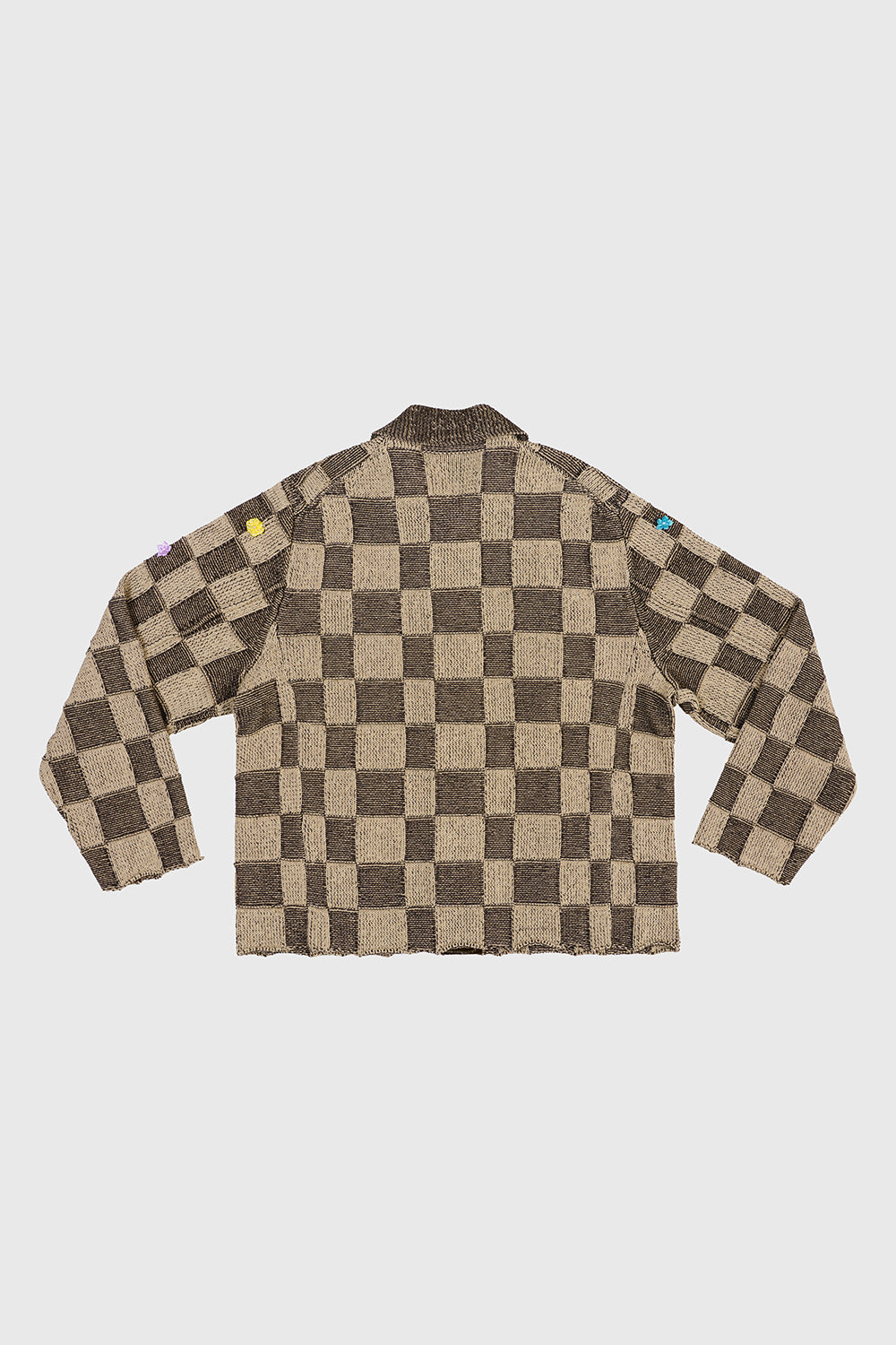 Fireworks Check Oversized Work Jacket
