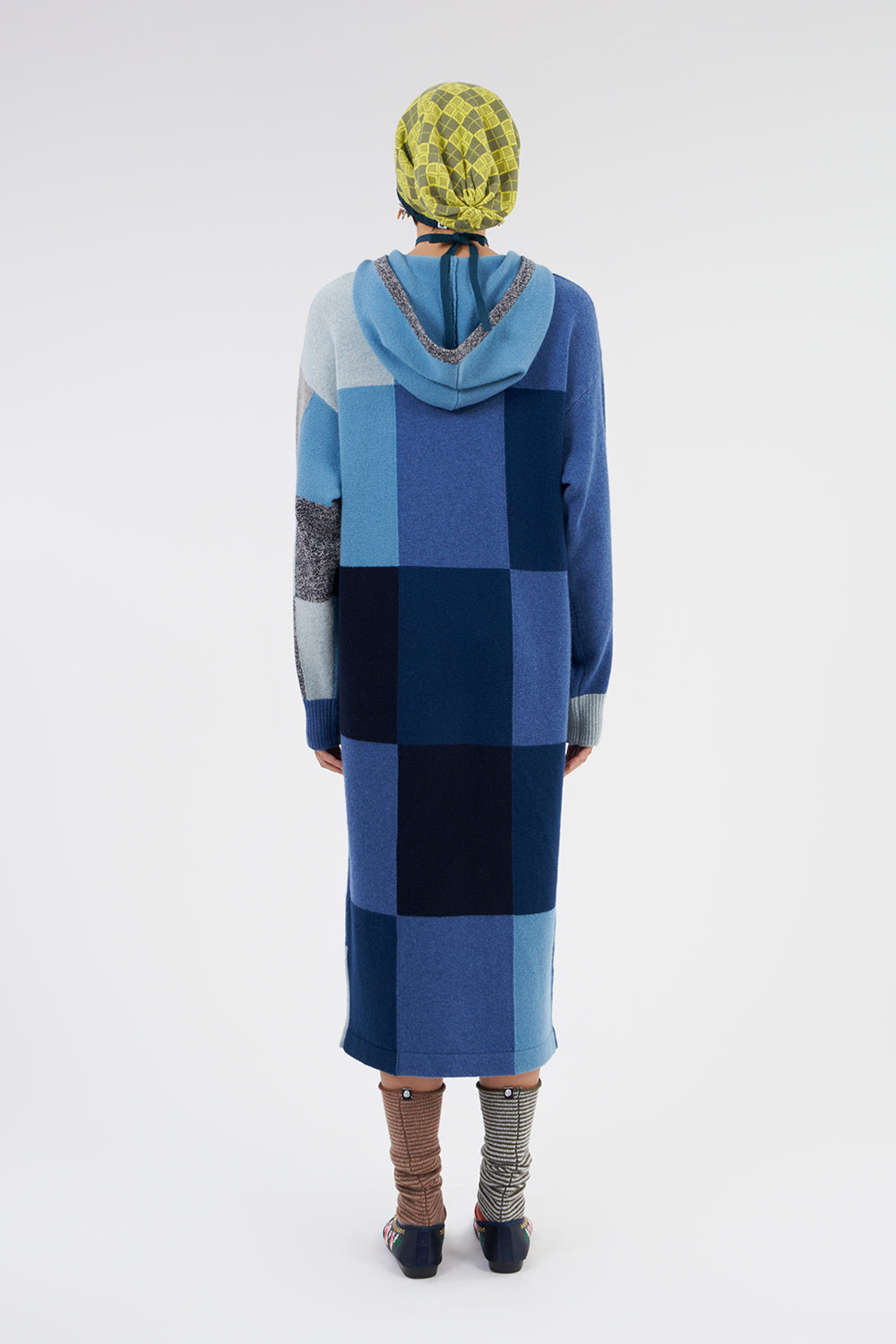 Checked Hoody Dress