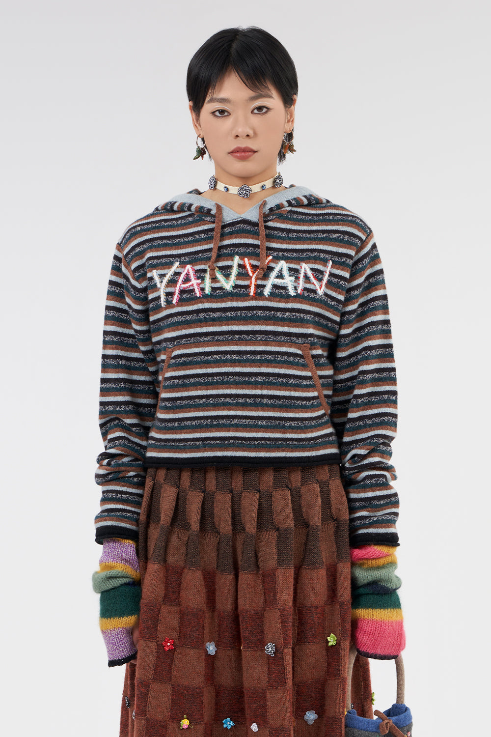 Logo Stripe Hoody