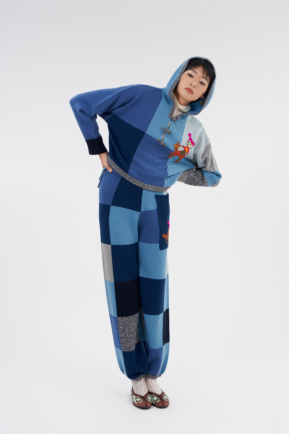 Checked Hoody