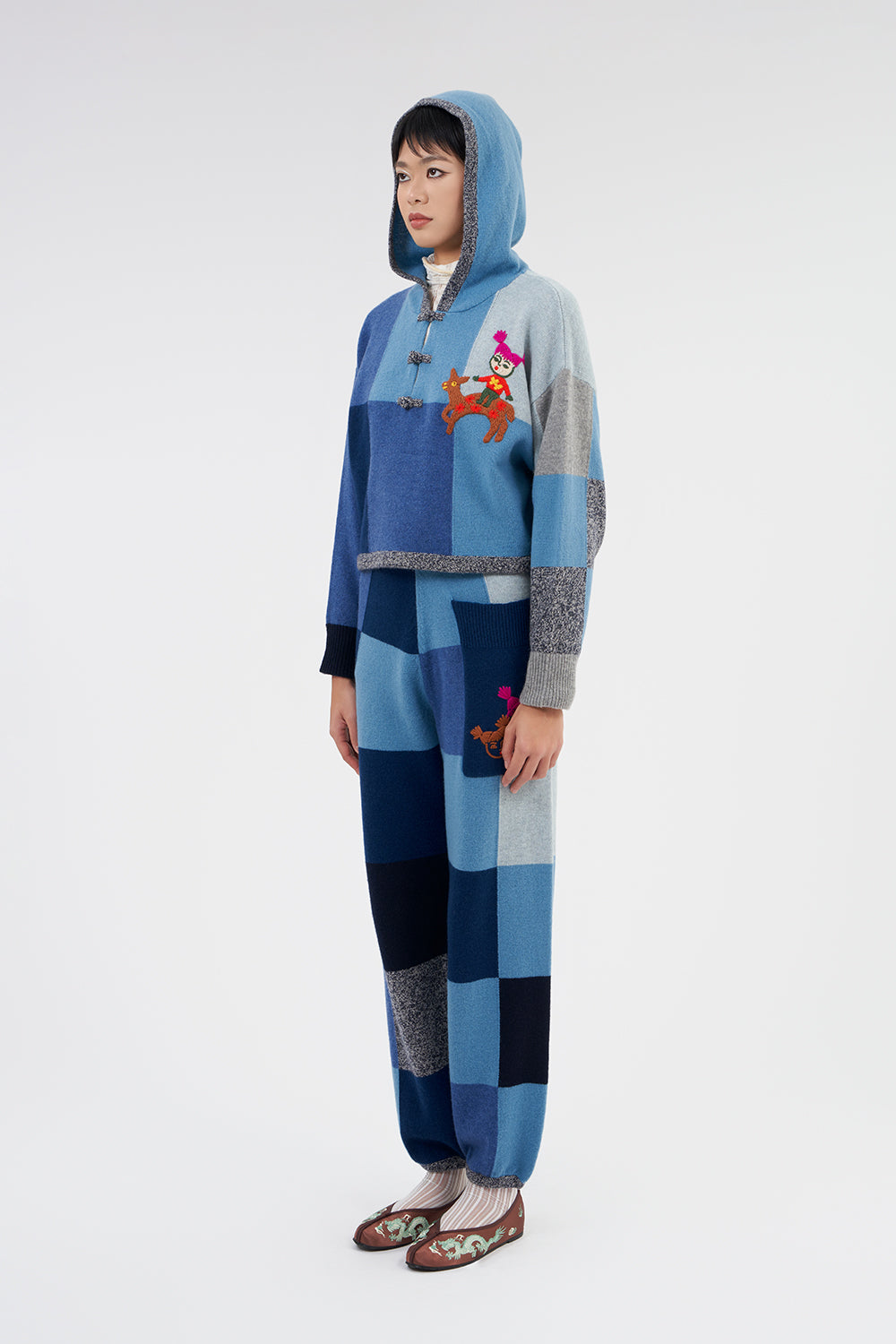 Checked Hoody
