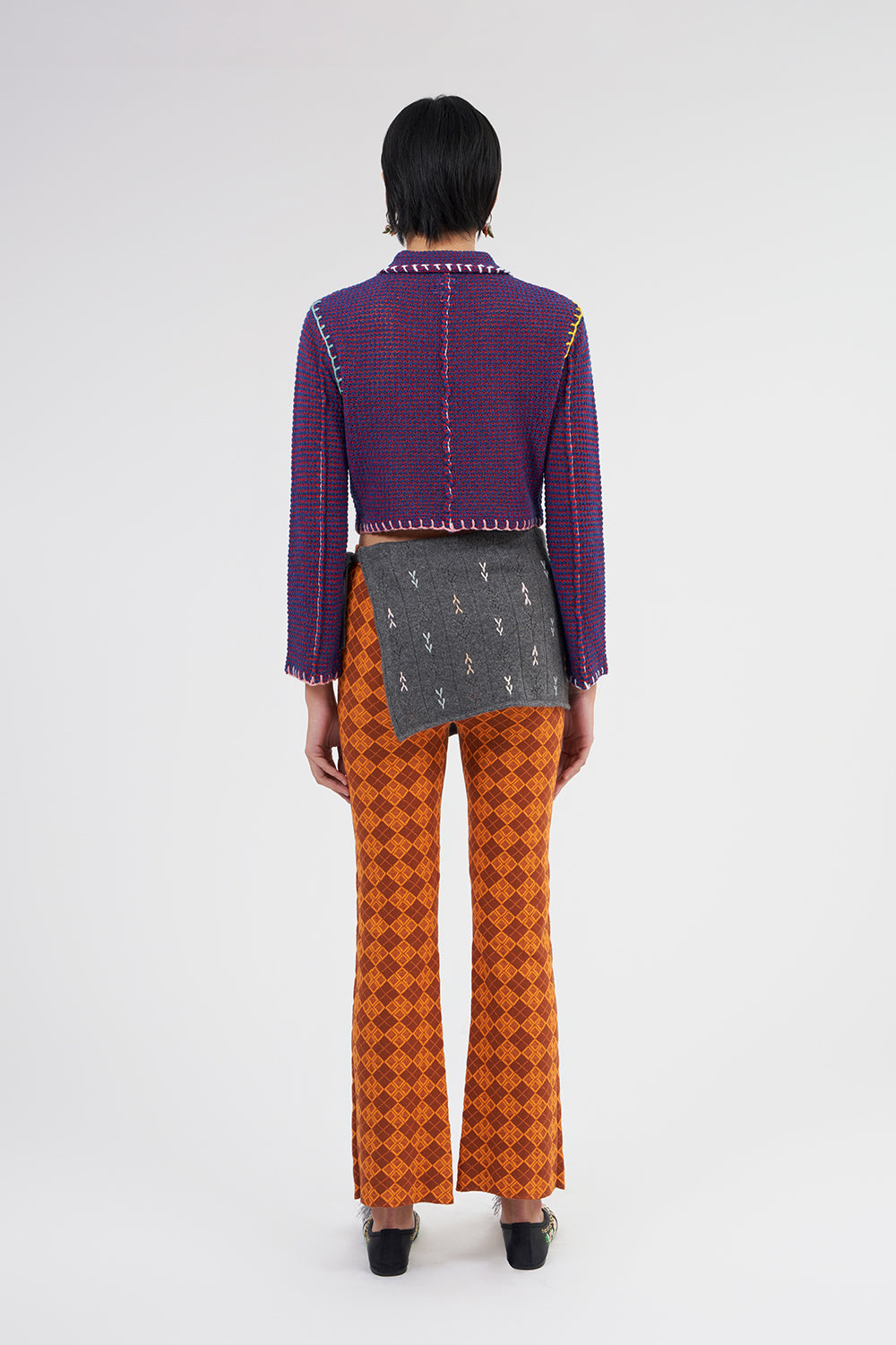 Wool Honey Cropped Shirt Jacket