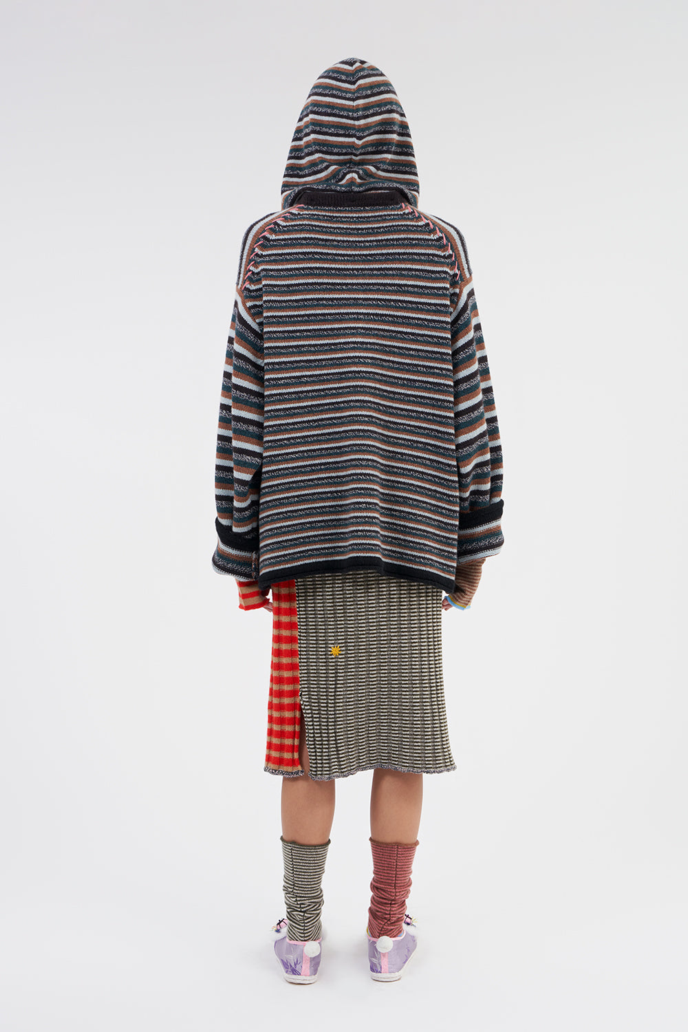 *YANYAN KNITS FOR JOYCE* Rib Midi Skirt