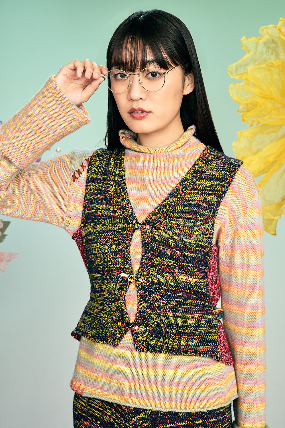 Softi Stripe Turtleneck