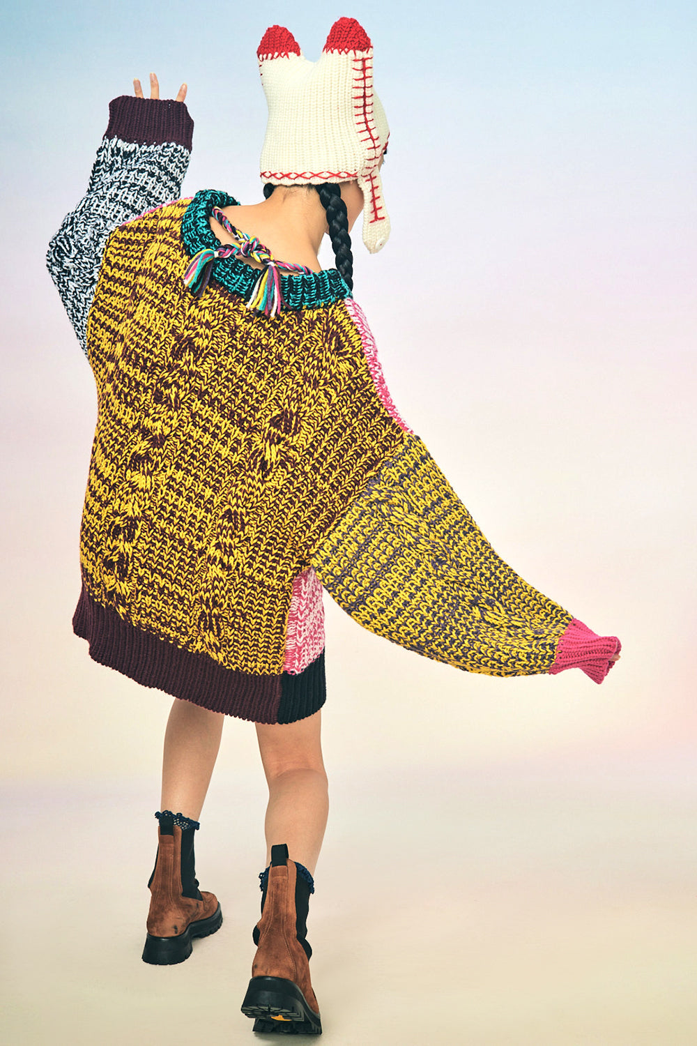 Bo Chunky Oversized Cable Pullover