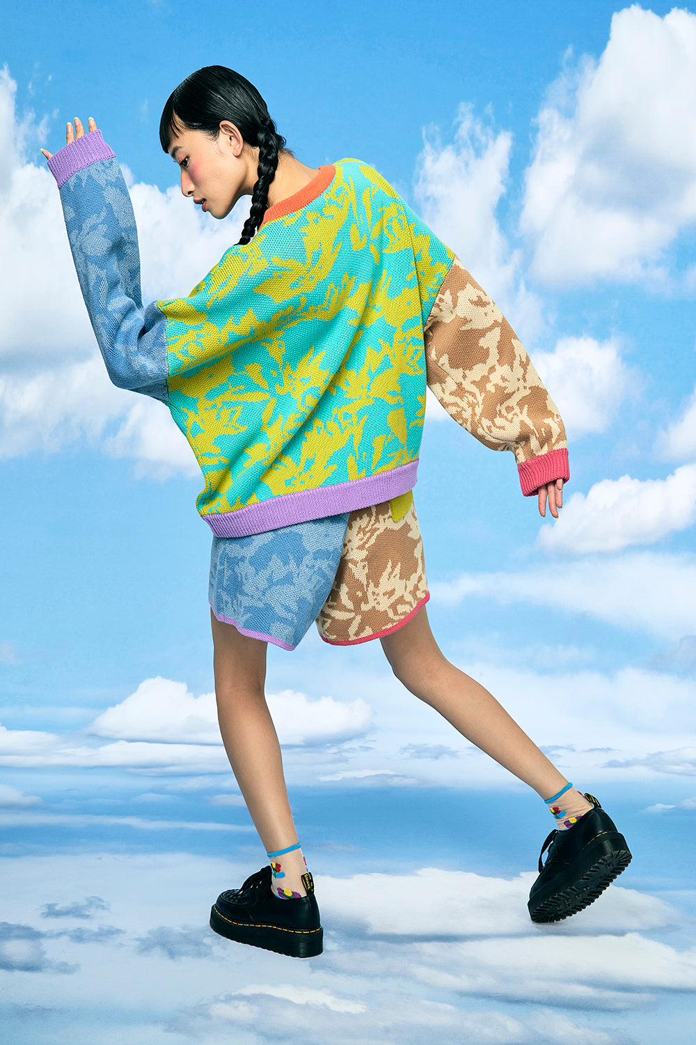 Bauhinia Cotton Short