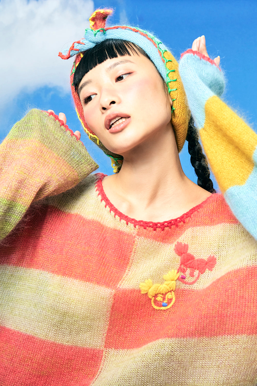 Momo Stripe Oversized Pullover