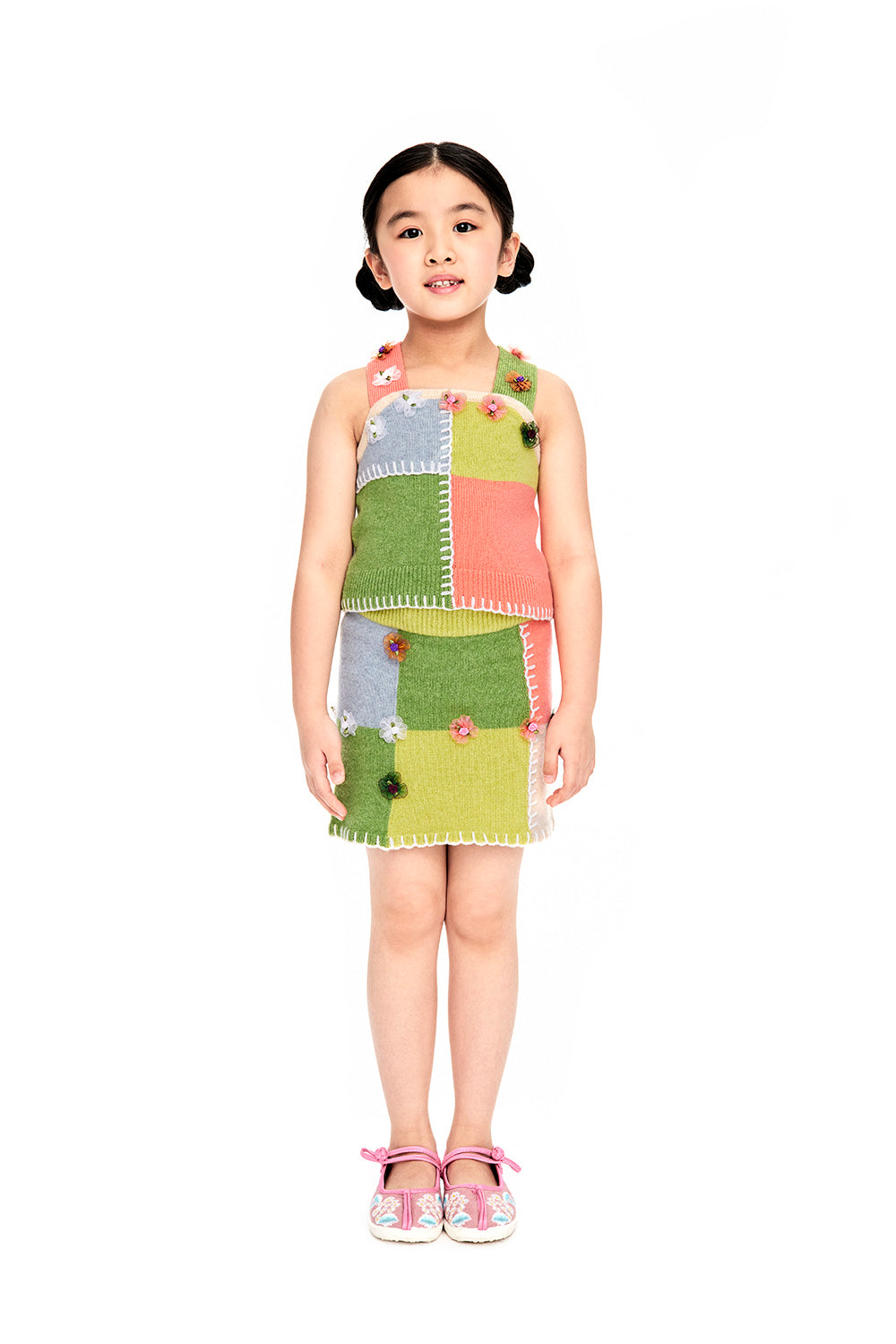 Kids Checked Tank Top