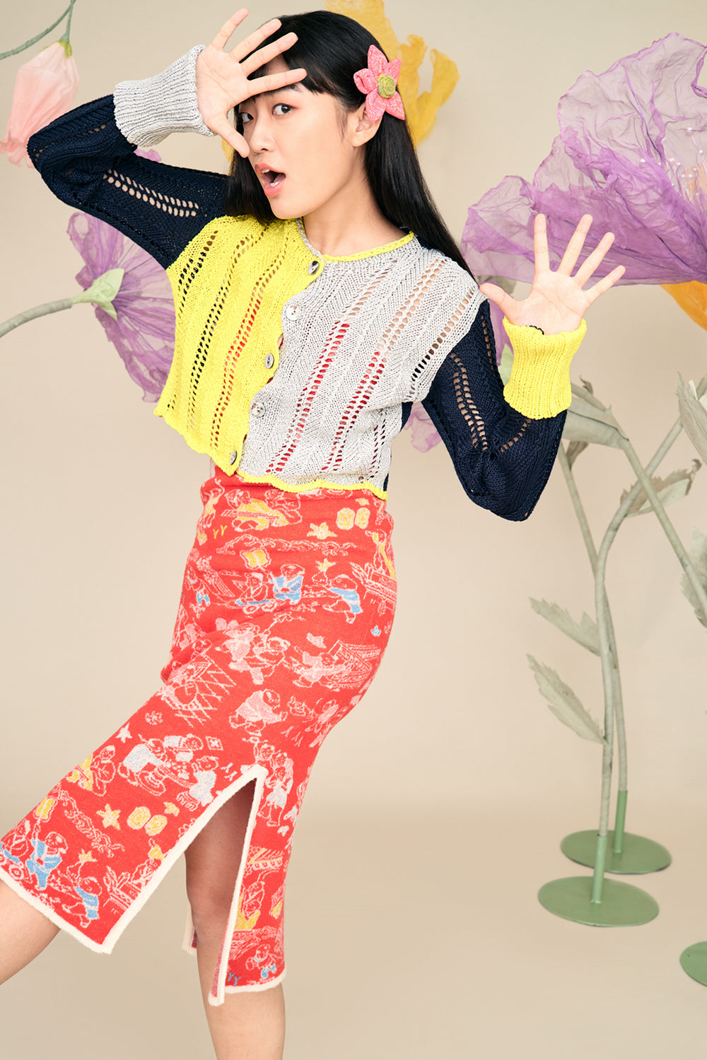 Laza Midi Slip Dress