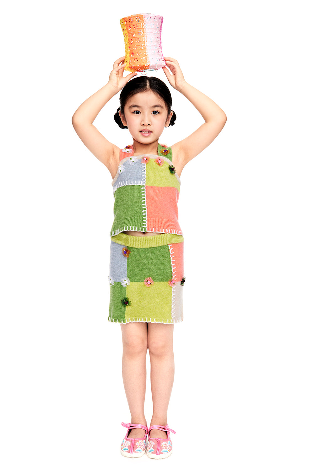 Kids Checked Tank Top
