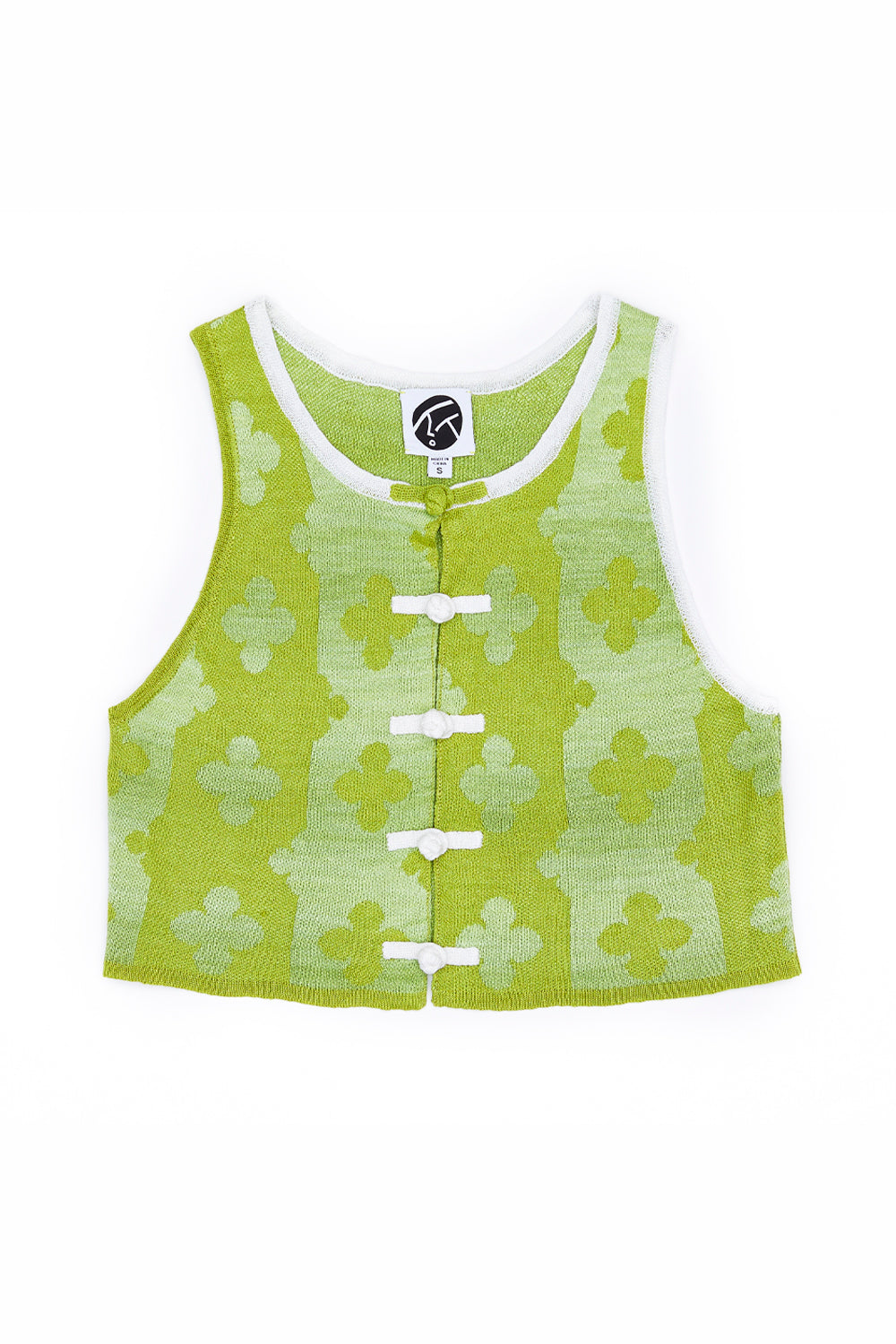 May Shrunken Crop Vest