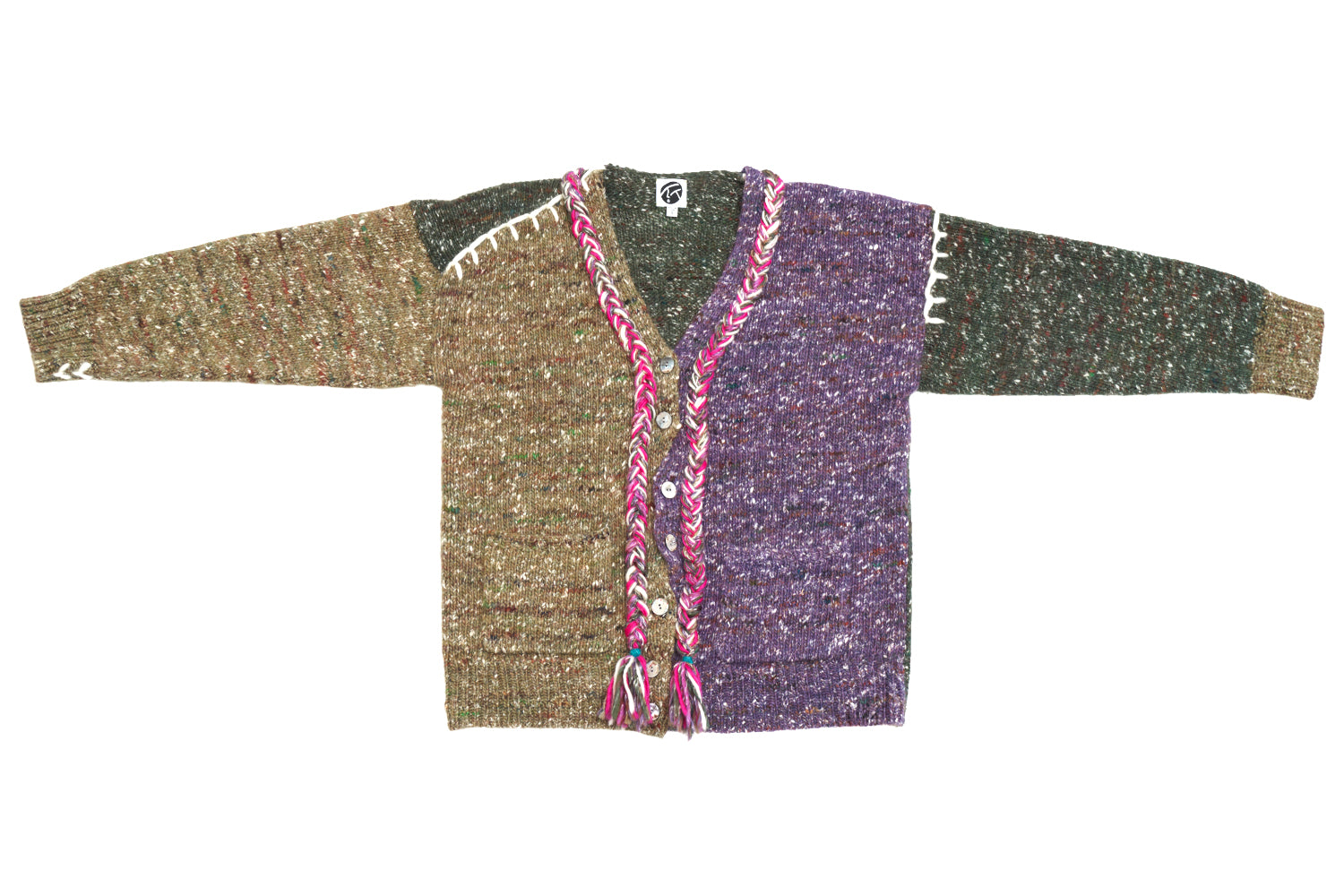 Cho Oversized V-neck Cardigan