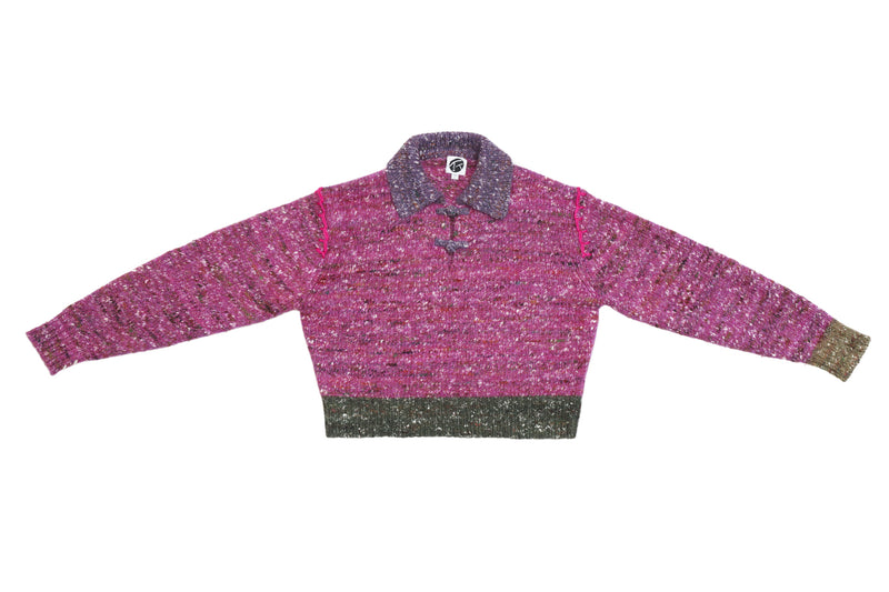 Cho Oversized Polo in Pink