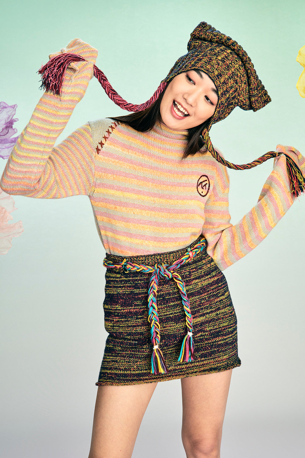 Softi Stripe Turtleneck