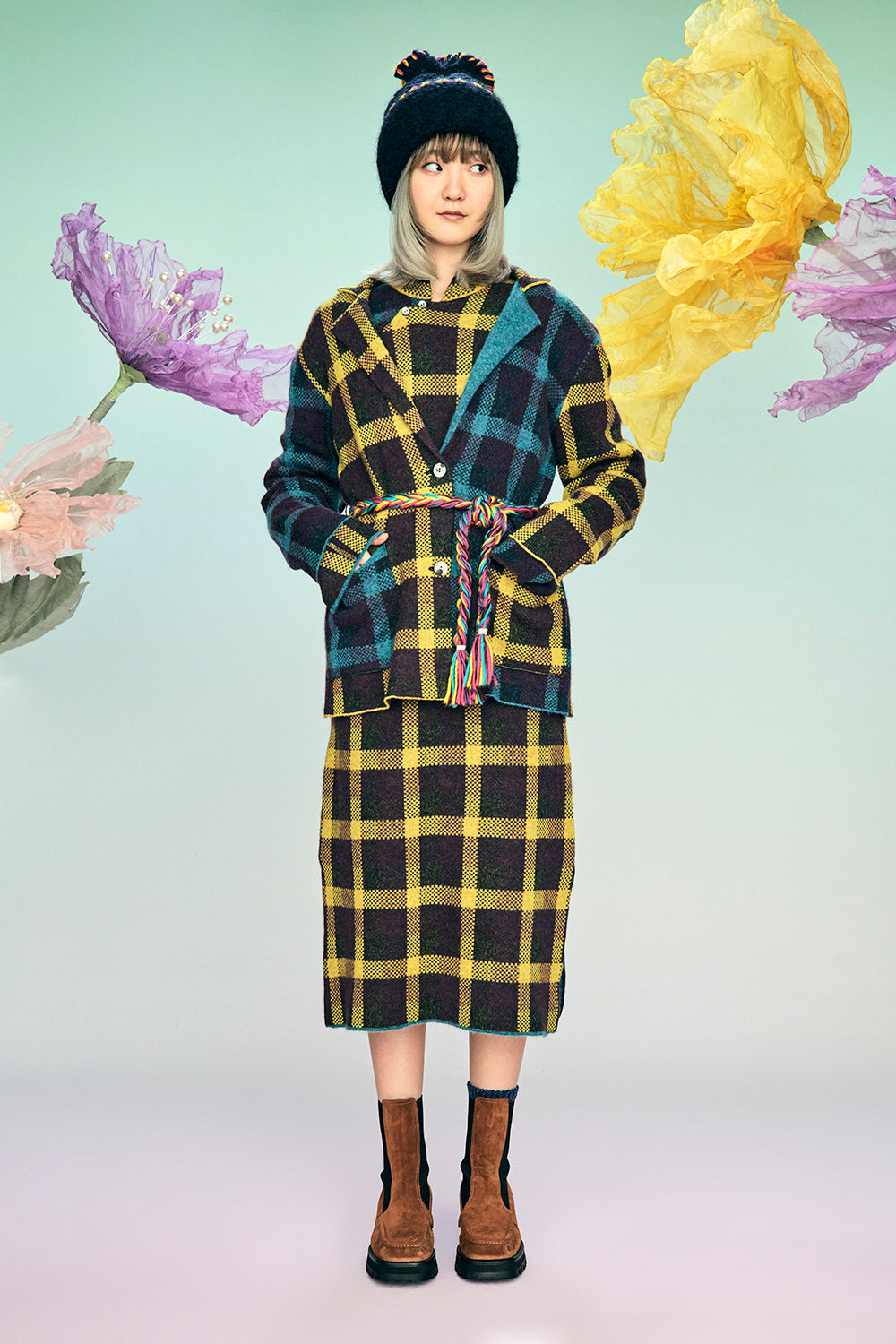 Bao Plaid Blazer