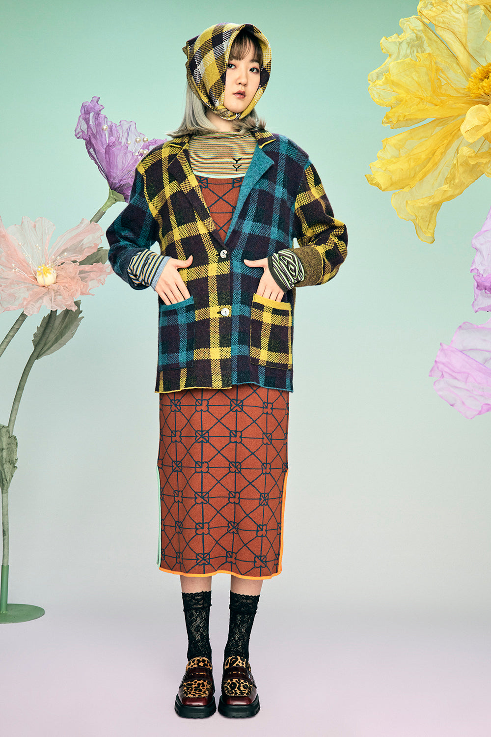Bao Plaid Blazer