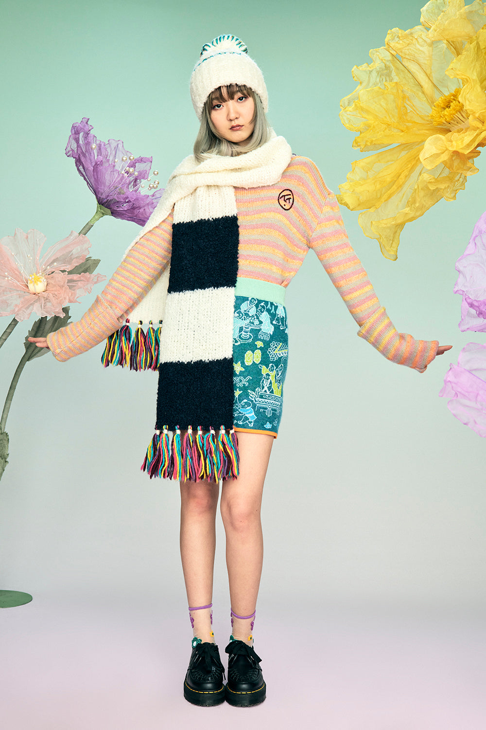 Softi Stripe Turtleneck