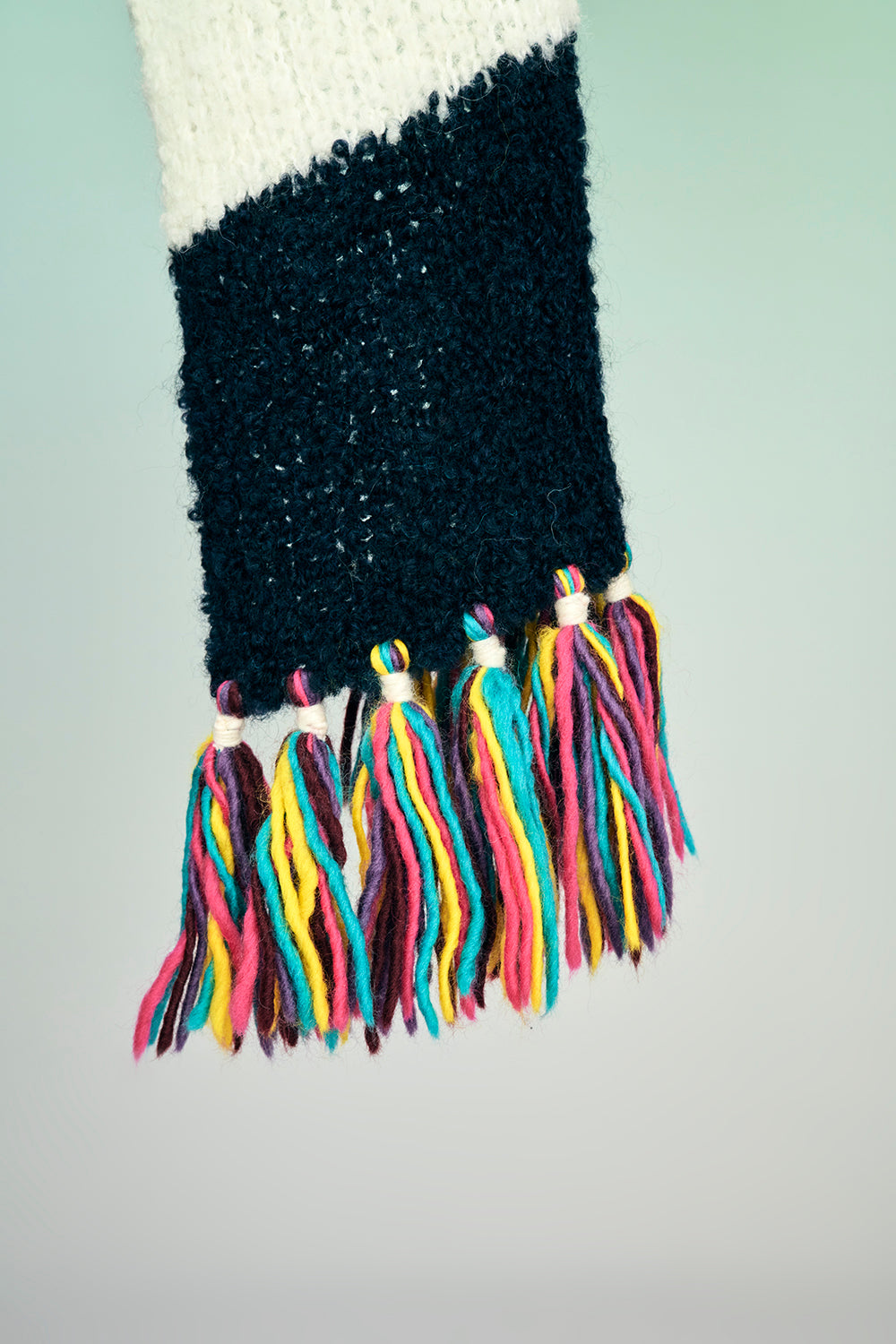Snowy Stripe Scarf