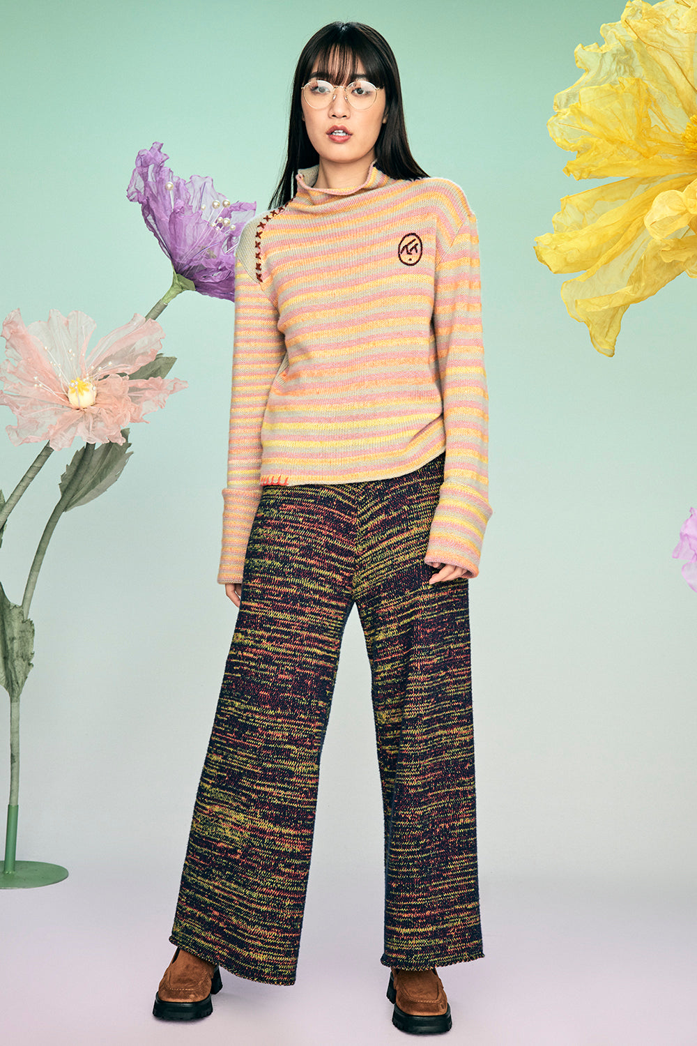 Softi Stripe Turtleneck