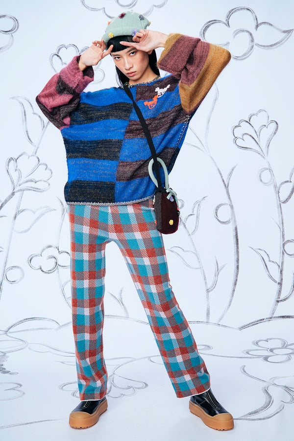 Momo Stripe Oversized Pullover