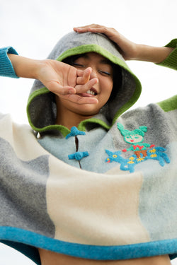 Checked Hoody