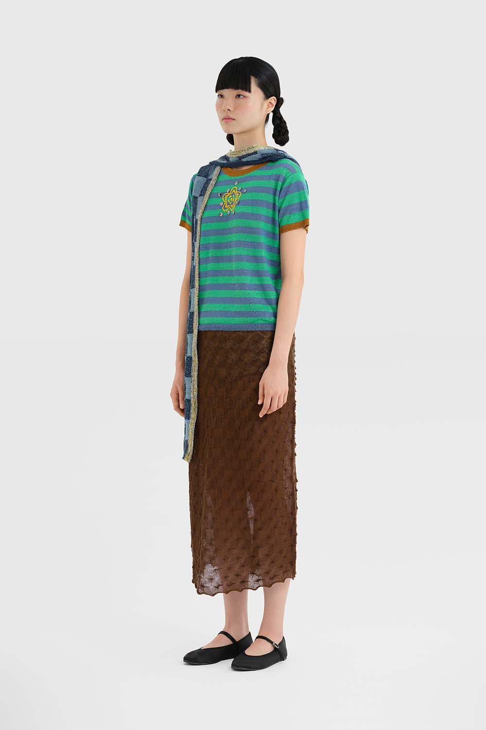NEW! Linen Stripe SS Tee